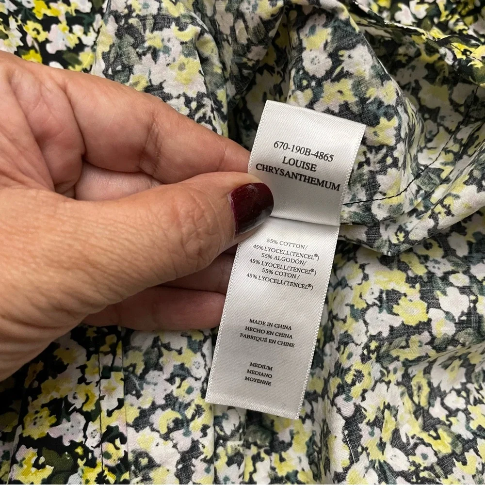 Rails Mini Dress in Olive Green Floral Print